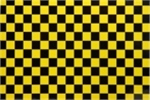 2MTR ORACOVER FUN-4 SMALL CHEQ.YELLOW/BLACK